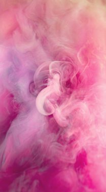 Boya sıçraması. Soyut arkaplan. Hareket rengi suya düşer, mürekkep içeri girer, renkli mürekkep soyutlanır..