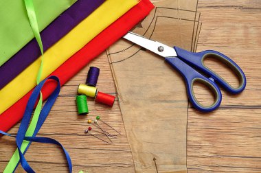 Çeşitli iğne iş için kullanılan araçlar