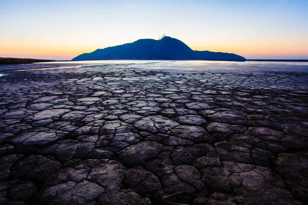 Gros Plan Sur Érosion Sol Catastrophe Écologique Dans Monde Moderne — Photo