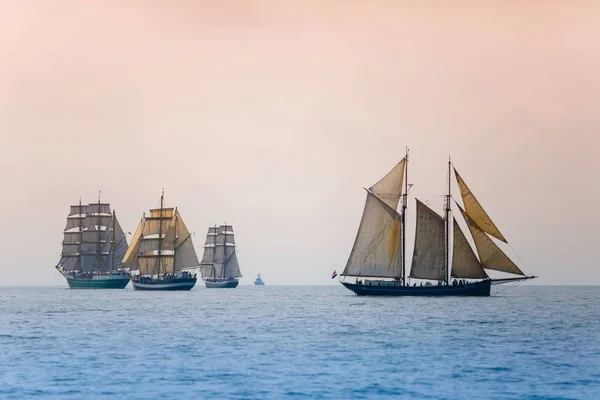 Copenhagen Denmark July 2013 Regatta Baltic Sea Sailing Ships Navigate — Stock Photo, Image