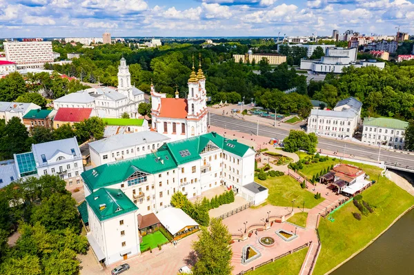 Vitebsk Belarus Juli 2019 Stadslandschap Vitebsk Centrale Straat — Stockfoto