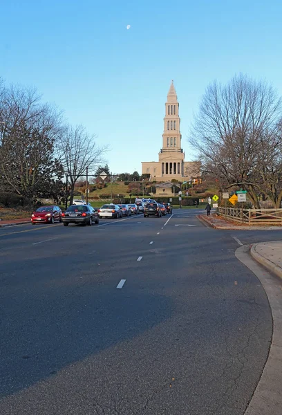 George Washington Massonic National Memorial Fuori King Street Appena Fuori — Foto Stock