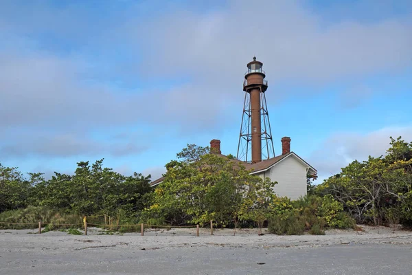 Sanibel Island Eller Punkt Ybel Ljus Sanibel Island Florida Med — Stockfoto