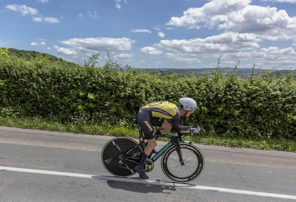 Bourgoin Jallieu Francia Mayo 2017 Ciclista Holandés Antwan Tolhoek Lottonl —  Fotos de Stock