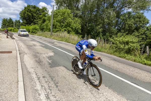 Bourgoin Jallieu France May 2017 Argentine Cyclist Ariel Maximiliano Richeze — Stock Photo, Image