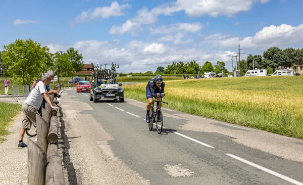 Bourgoin Jallieu Frankrijk Mei 2017 Spaanse Wielrenner Imanol Erviti Ollo — Stockfoto