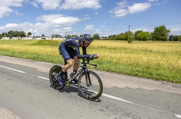 Bourgoin Jallieu Frankrike Maj 2017 Spanska Cyklisten Imanol Erviti Ollo — Stockfoto