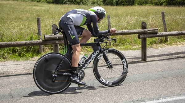 Bourgoin Jallieu Frankrijk Mei 2017 Australische Fietser Ben Connor Van — Stockfoto