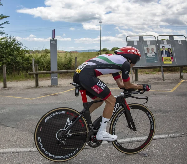 Bourgoin Jallieu France Mai 2017 Cycliste Italienne Manuele Mori Équipe — Photo