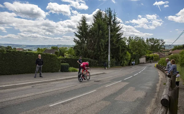 Bourgoin Jallieu França Maio 2017 Ciclista Alemão Rick Zabel Katusha — Fotografia de Stock