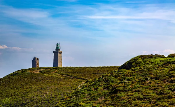 Farol Cap Frehel Costa Armadura Bretanha Norte França — Fotografia de Stock