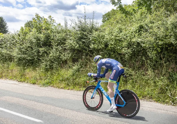 Bourgoin Jallieu France May 2017 Belgian Cyclist Frederik Backaert Wanty — Stock Photo, Image