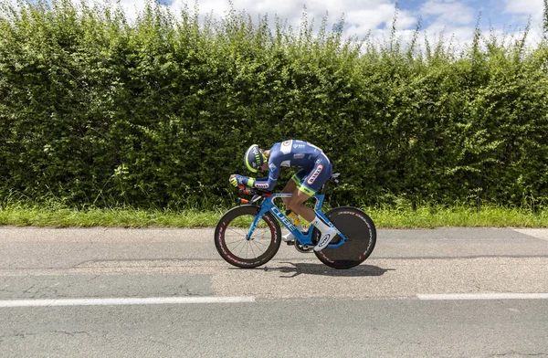 Bourgoin Jallieu Franciaország Május 2017 Holland Kerékpáros Marco Minnaard Wanty — Stock Fotó