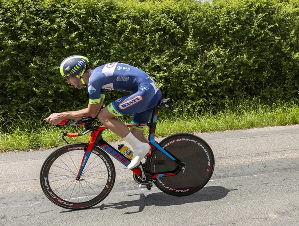 Bourgoin Jallieu Franciaország Május 2017 Belga Kerékpáros Pieter Vanspeybrouck Wanty — Stock Fotó