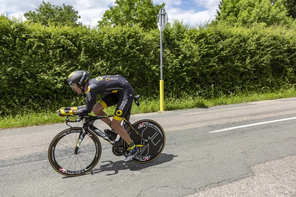 Bourgoin Jallieu Frankrijk Mei 2017 Franse Wielrenner Bryan Nauleau Van — Stockfoto