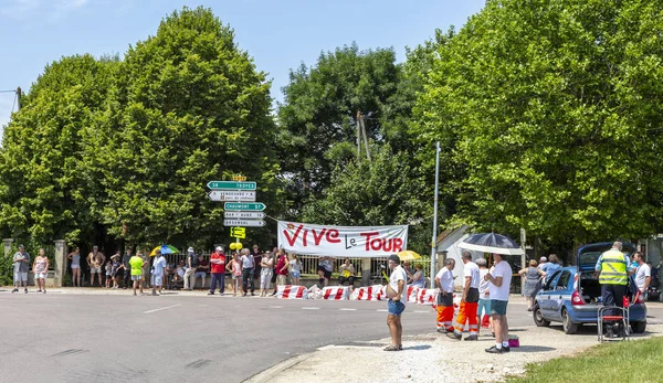 Magny Fouchard France Juillet 2017 Les Spectateurs Dans Crossraod Village — Photo