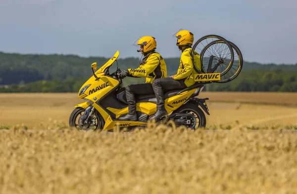 Vendeuvre Sur Barse Frankrijk Juli 2017 Fiets Van Mavic Passeert — Stockfoto