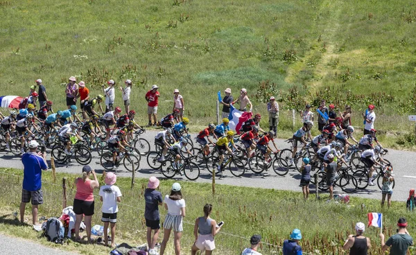 Col Madeleine Francia Julio 2018 Ciclista Británico Geraint Thomas Team — Foto de Stock