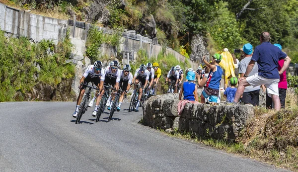 Pont Montvert Sud Mont Lozère France Juillet 2018 Team Sky — Photo