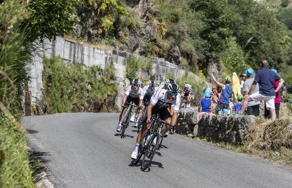 Pont Montvert Sud Mont Lozere Francia Julio 2018 Ciclista Italiano — Foto de Stock