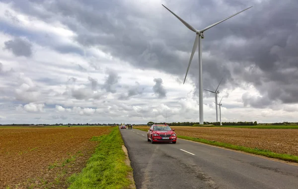 Gault Saint Denis Frankrijk Oktober 2017 Afgescheiden Nadert Een Weg — Stockfoto