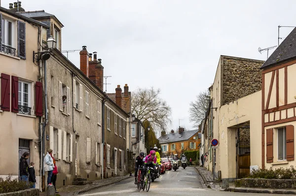 Dampierre Yvelines Frankrike Mars 2018 Den Breakaway Pierre Rolland Jurgen — Stockfoto