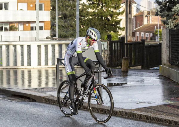 Meudon Francie Března 2018 Francouzský Cyklista Amael Moinard Týmu Fortuneo — Stock fotografie