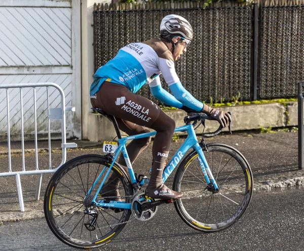 Meudon France March 2018 French Cyclist Axel Domont Ag2R Team — Stock Photo, Image