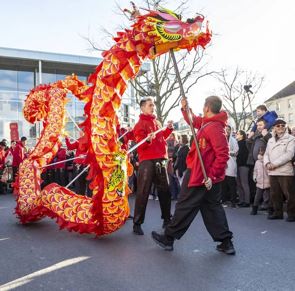 Le Dragon chinois - L'Année du Chien 2018 — Photo