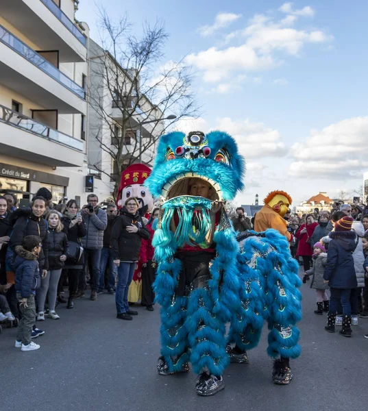 Desfile de Año Nuevo Chino - El Año del Perro, 2018 —  Fotos de Stock