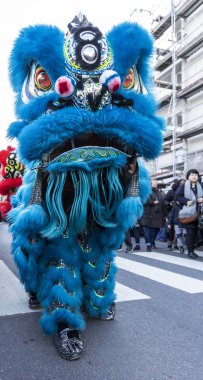 Çin yeni yılı Parade - köpek 2018 yıl