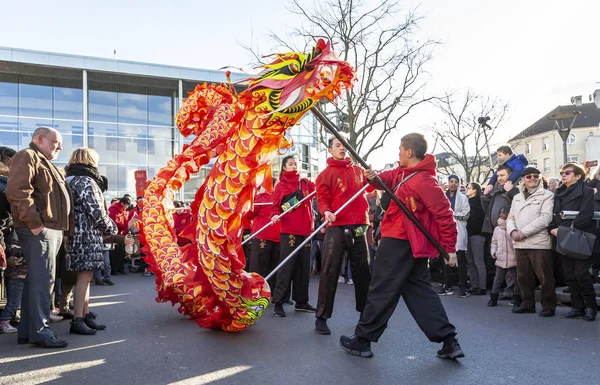 The Chinese Dragon - The Year of the Dog 2018 — Stock Photo, Image