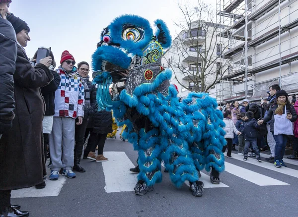 Chinese New Year Parade - The Year of the Dog 2018 — Stock Photo, Image