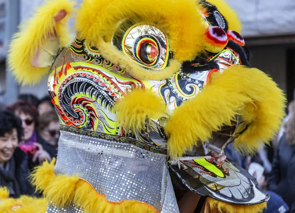 Desfile de Año Nuevo Chino - El Año del Perro, 2018 — Foto de Stock