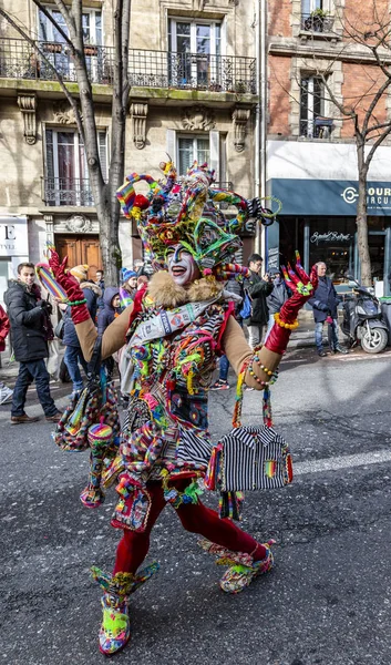 Disguised Person - Carnaval de Paris 2018 — Stock Photo, Image