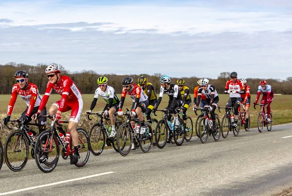 O Pelotão - Paris-Nice 2018 — Fotografia de Stock