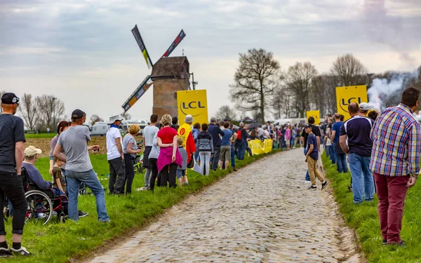 Nézők - 2018 Paris-Roubaix — Stock Fotó