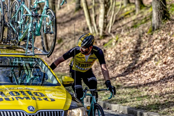 Trabalho em equipe - Paris-Nice 2017 — Fotografia de Stock