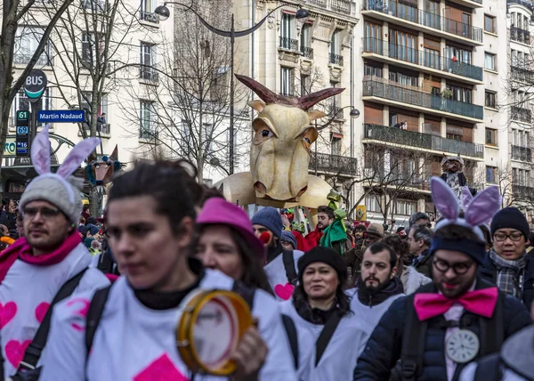 Maskotka - Karnawał w Paryżu 2018 — Zdjęcie stockowe