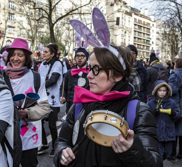 Groupe de musiciens - Carnaval de Paris 2018 — Photo