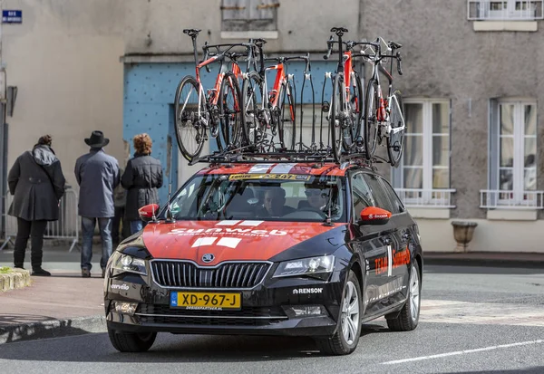 Coche técnico del equipo Sunweb - Paris-Nice 2019 — Foto de Stock