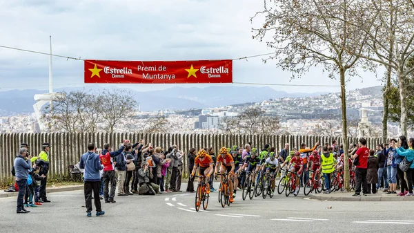 Das feld in barcelona - tour de catalunya 2016 — Stockfoto