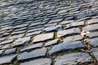 Muur van Geraardsbergen Belçika'da bulunan ünlü Arnavut kaldırımlı yol detayını. Bu yolda ünlü bir gün her yıl düzenlenen yol bisiklet yarışı tur Flanders. 