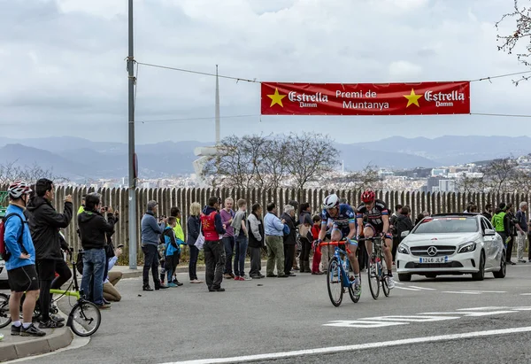 Zwei Radfahrer - volta ciclista a catalunya 2016 — Stockfoto