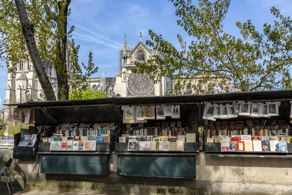 Yangından Sonra Paris'teki Notre Dame Katedrali — Stok fotoğraf