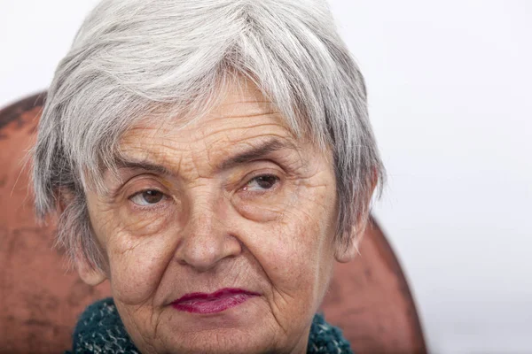 Portrait of an Old Woman — Stock Photo, Image