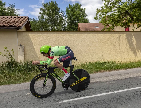 Cyklisten Dylan van Baarle-kriterium du Dauphine 2017 — Stockfoto