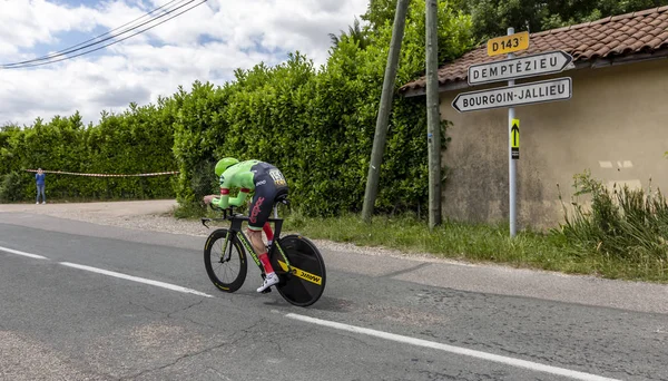 O ciclista Dylan van Baarle - Critério du Dauphine 2017 — Fotografia de Stock