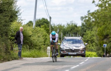 Bisikletçi Sergey Chernetskiy - Criterium du Dauphine 2017