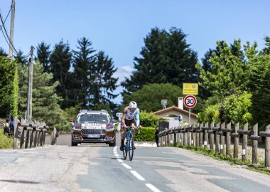 Bisikletçi Cyril Gautier-Criterium du Dauphine 2017
